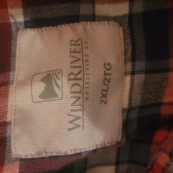 Wind River Plaid Button-Up Shirt 2XL - Picture 5 of 5